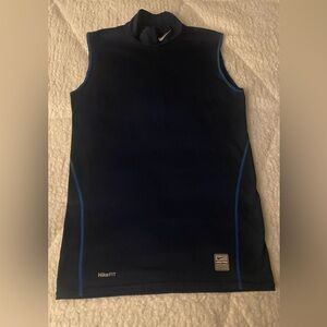 Nike Pro Dark Blue Fitted Top